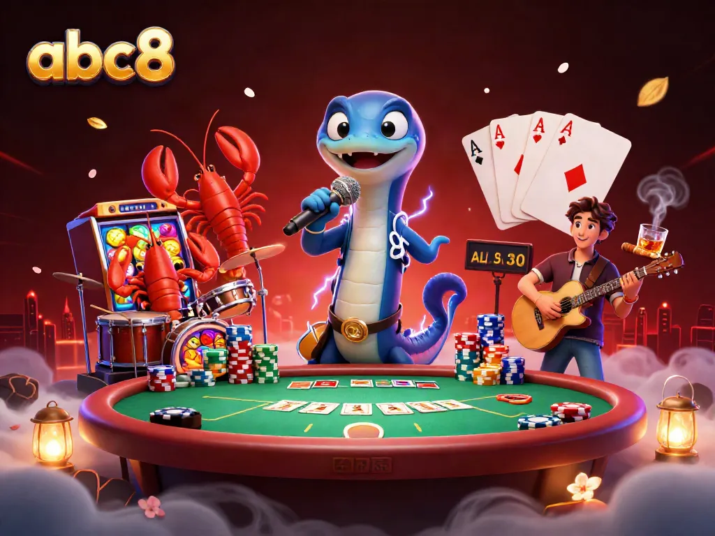 Experience thrilling underwater casino vibes at abc8 featuring lively characters and colorful games.