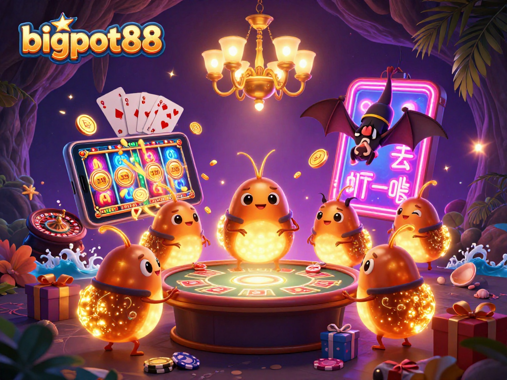 Rasakan keseruan bigpot88 dengan cahaya glowworm yang mempesona dan dealer unik di kasino.