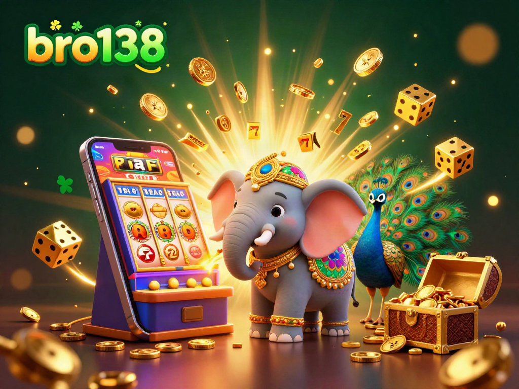 Genggam kemenangan besar di bro138 dengan mesin slot menakjubkan dan suasana kasino meriah.