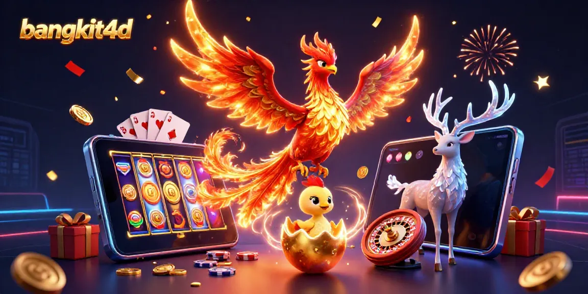 Bangkit4d menawarkan permainan slot online yang menggembirakan dan bernuansa ceria.