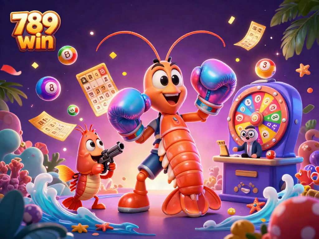 Bet big and win big at 789 win with thrilling lottery fun and vibrant prize elements.
