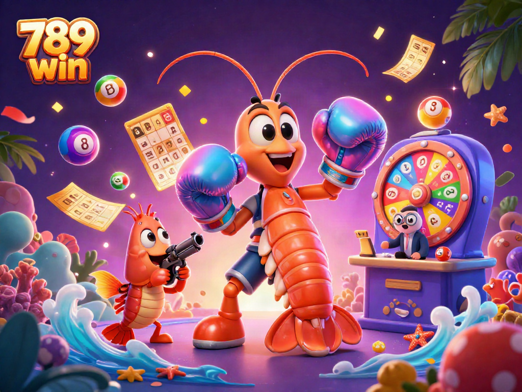 Bet big and win big at 789 win with thrilling lottery fun and vibrant prize elements.