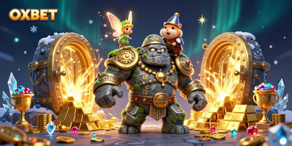 Experience thrilling moments at OXBET with a lively scene of gaming magic and vibrant treasures.
