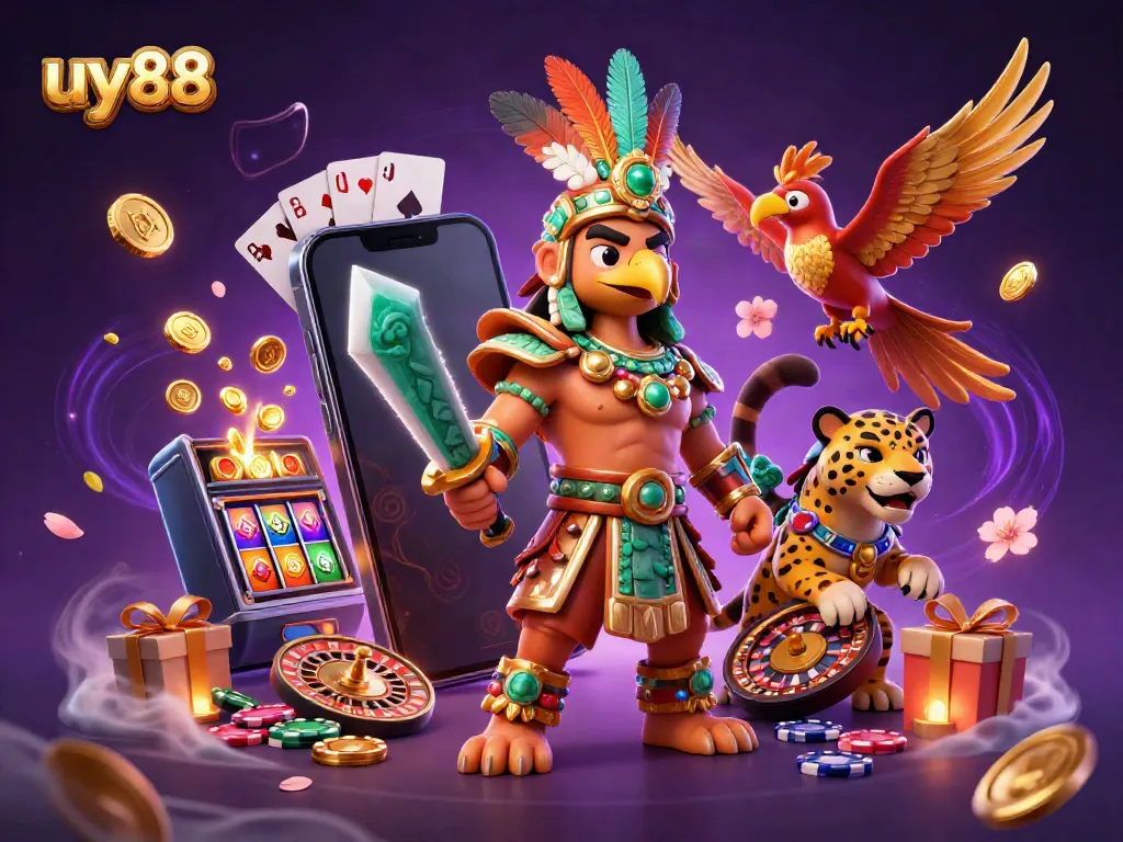 Experience winning thrills at uy88 with Aztec warriors, vibrant games, and casino magic.