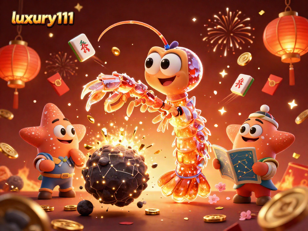 Experience thrilling wins with luxury111 in this vibrant 3D casino illustration packed with excitement!