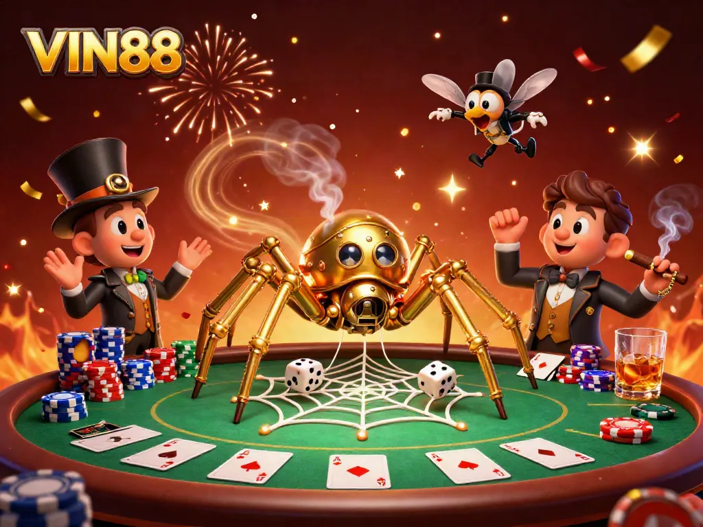 Catch the excitement at VIN88's vibrant casino scene with thrilling gameplay elements.