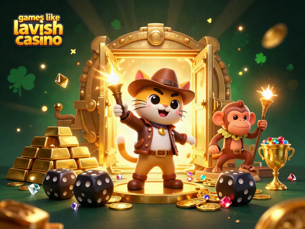Experience thrilling games like lavish luck casino with dynamic 3D visuals showcasing excitement and rewards.
