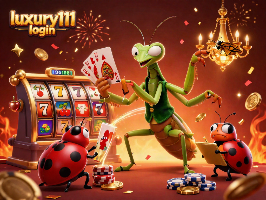 Experience the thrill of gaming with luxury111 login as our mantis card sharp shuffles and deals in a lively casino atmosphere.