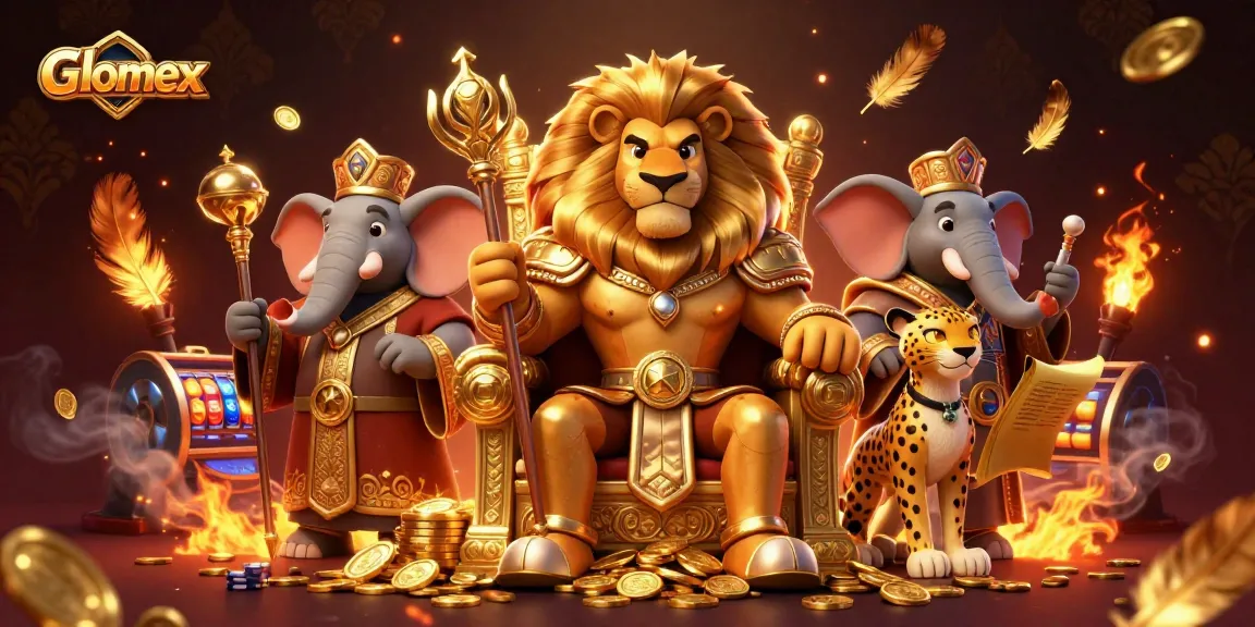 Engage in thrilling casino action with Glomex's dynamic gaming atmosphere and vibrant characters.