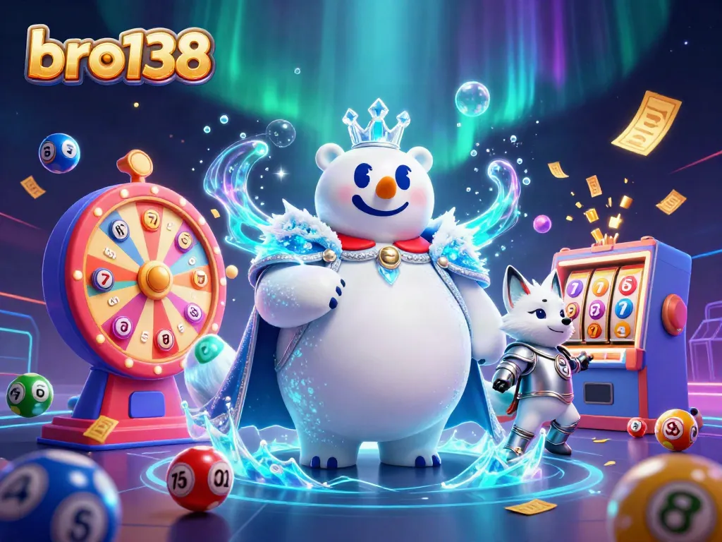 Experience the excitement of gaming at bro138 with vibrant lottery balls and thrilling jackpot features.