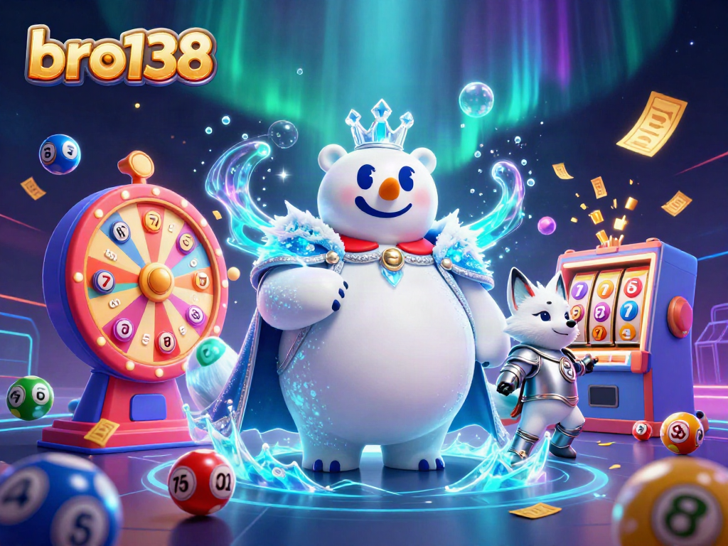 Experience the excitement of gaming at bro138 with vibrant lottery balls and thrilling jackpot features.