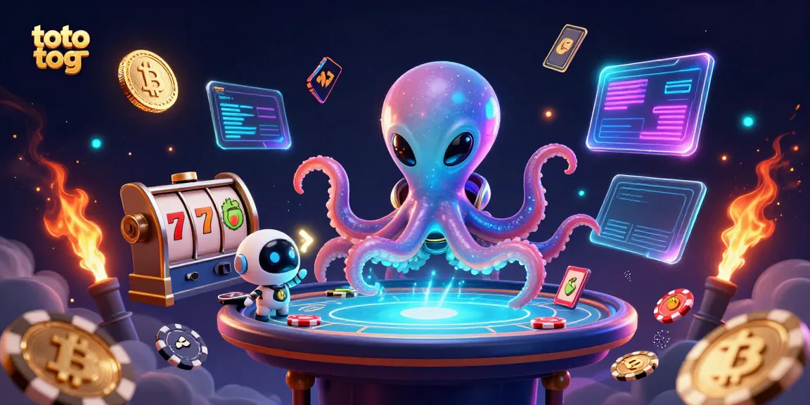 Experience thrilling excitement at toto tog with a 3D alien octopus and dynamic slot elements.