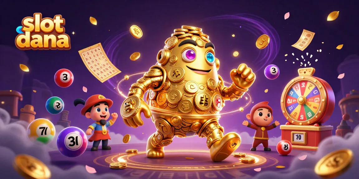Win big with slot dana in this vibrant 3D casino action scene featuring unique characters and dynamic elements.